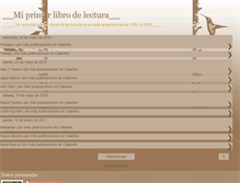 Tablet Screenshot of miprimerlibrodelectura.blogspot.com