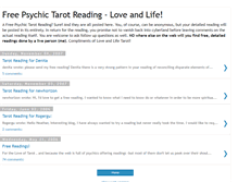 Tablet Screenshot of freepsychictarotreading.blogspot.com