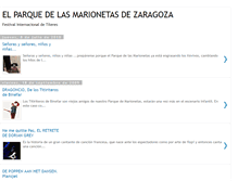 Tablet Screenshot of parquemarionetaszaragoza.blogspot.com