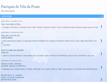 Tablet Screenshot of paroquiadeviladaponte.blogspot.com