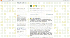 Desktop Screenshot of dailypointers.blogspot.com