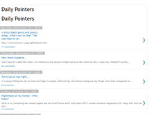 Tablet Screenshot of dailypointers.blogspot.com