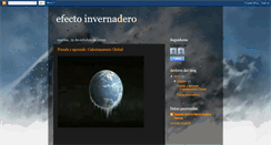 Desktop Screenshot of efectoinvernaderosp.blogspot.com