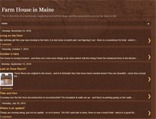 Tablet Screenshot of farmhouseinmaine.blogspot.com