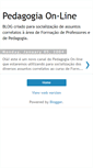 Mobile Screenshot of pedagogiaonline.blogspot.com
