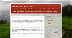 Desktop Screenshot of besportivebeactive.blogspot.com