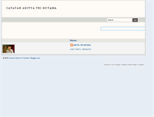 Tablet Screenshot of aditya-trihutama.blogspot.com