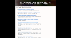 Desktop Screenshot of free-adobe-photoshop-tutorials.blogspot.com
