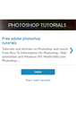 Mobile Screenshot of free-adobe-photoshop-tutorials.blogspot.com