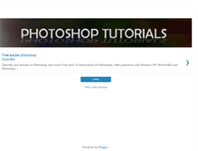 Tablet Screenshot of free-adobe-photoshop-tutorials.blogspot.com