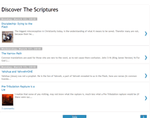 Tablet Screenshot of discoverthescriptures.blogspot.com