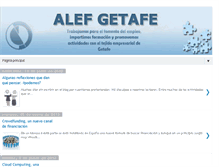 Tablet Screenshot of alef-getafe.blogspot.com