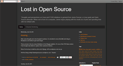 Desktop Screenshot of lostinopensource.blogspot.com