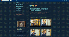 Desktop Screenshot of canadian-americanofficealliance.blogspot.com