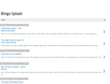 Tablet Screenshot of bingo-splash.blogspot.com