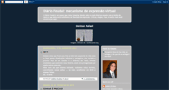 Desktop Screenshot of diariofeudal.blogspot.com