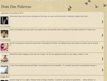 Tablet Screenshot of domdaspalavras.blogspot.com