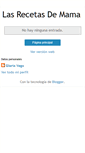 Mobile Screenshot of lasrecetasdemama.blogspot.com
