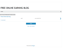 Tablet Screenshot of freeonlineearningblog.blogspot.com