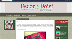 Desktop Screenshot of decoradois.blogspot.com