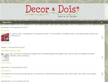 Tablet Screenshot of decoradois.blogspot.com