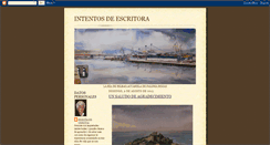Desktop Screenshot of intentosdescritora.blogspot.com