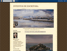 Tablet Screenshot of intentosdescritora.blogspot.com