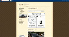 Desktop Screenshot of hondadealers.blogspot.com