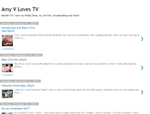 Tablet Screenshot of amyvlovestv.blogspot.com