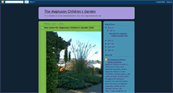 Desktop Screenshot of magnusonchildrensgarden.blogspot.com