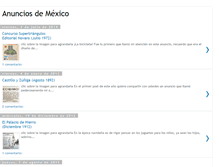 Tablet Screenshot of anunciosdemexico.blogspot.com