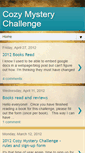 Mobile Screenshot of cozymysterychallenge.blogspot.com