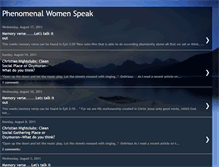 Tablet Screenshot of phenomenalwomenspeak.blogspot.com