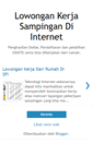 Mobile Screenshot of lowongan-kerja-sampingan-sfi.blogspot.com