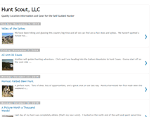 Tablet Screenshot of huntscout.blogspot.com