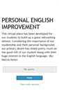 Mobile Screenshot of personalenglishimprovement.blogspot.com