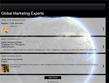 Tablet Screenshot of globalmarketingexperts.blogspot.com