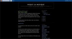 Desktop Screenshot of niquelamusique.blogspot.com