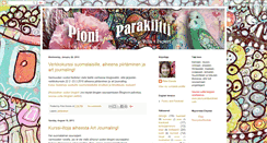 Desktop Screenshot of pionijaparakiitti.blogspot.com