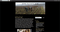 Desktop Screenshot of downtoearthwine.blogspot.com