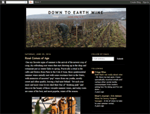 Tablet Screenshot of downtoearthwine.blogspot.com
