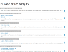 Tablet Screenshot of elmagodelosbosques.blogspot.com