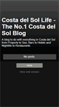Mobile Screenshot of costadelsollife.blogspot.com