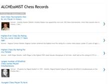 Tablet Screenshot of alchessmist-chess-records.blogspot.com