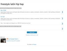 Tablet Screenshot of freestylelatinhiphop.blogspot.com