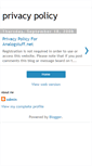 Mobile Screenshot of privacypolicyanalogstuff.blogspot.com
