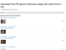 Tablet Screenshot of gamesmusicsoft.blogspot.com