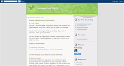 Desktop Screenshot of immigrationwatch70.blogspot.com