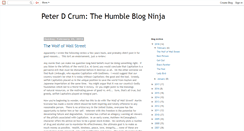 Desktop Screenshot of peterdcrumblogninja.blogspot.com