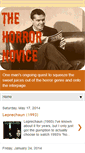 Mobile Screenshot of horrornovice.blogspot.com